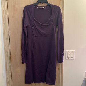 Purple sweater dress from Athleta